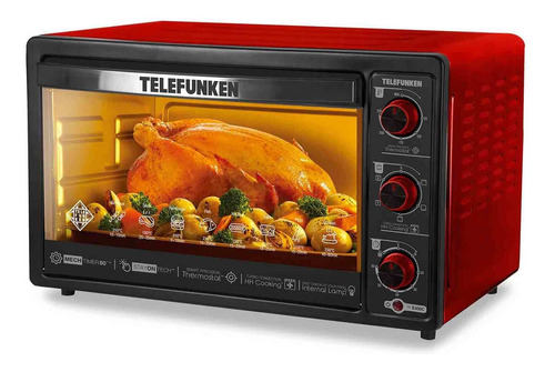 Forno De Bancada Elétrico Telefunken 38l Tfe 400c 110v