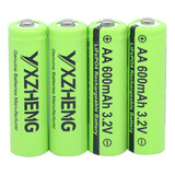 Yxzheng Aa 3.2v Lifepo4 Bateria Solar Recargable 4 Piezas De