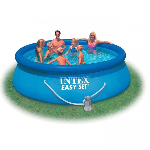 Pileta Inflable Intex Easy Set 396x84 Cm Bomba Filtrante Cc