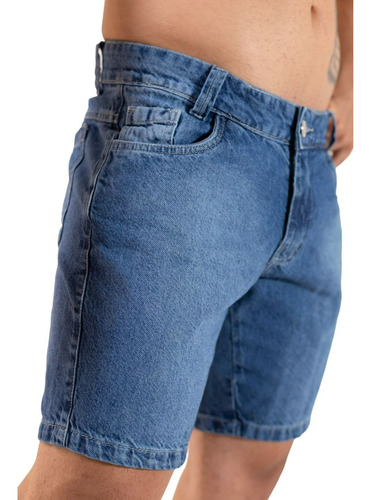 Shorts Jeans Mauricinho Masculino Bermuda Curta Top