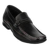 Zapato Casual Hombre Negro Piel Sebastian 14903802