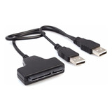 Adaptador Usb 2.0 Para Dos Discos Duros Ssd Sata 2.5