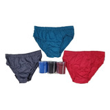 Pack X6 Slip Con Cintura Embutida Del 2 A 8 Algodon Y Lycra 