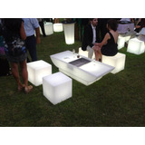 Arriendo Muebles Led,cubos,sillones, Piso Led Etc