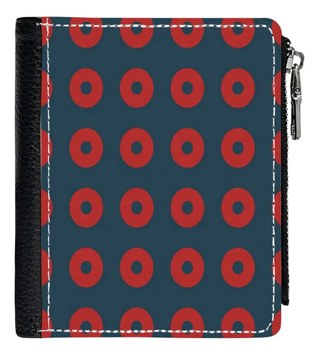 Monedero Bifold Cartera Cuero Unisex Ranuras Pu Moneda #317 | Meses sin interés