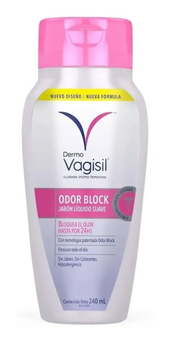 Vagisil Jabón Líquido Higiene Íntima Odor Block X 240ml