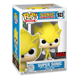 Funko Pop Super Sonic #923 Aaa Anime The Hedgehog Exclusivo