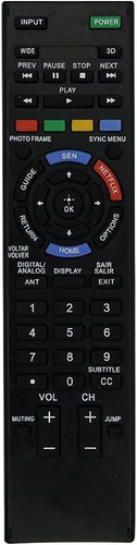Controle Remoto Tv Sony Bravia Com Netflix Cr-2993 Paralelo