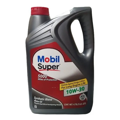 Aceite Mobil Super Synthetic Blend 10w-30 4.73L Garrafa | Envío gratis