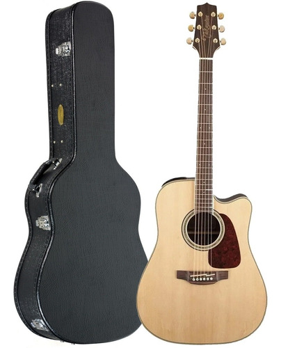 Violão Elétrico Aço Takamine Gd71 Tk40d + Case Top Luxo