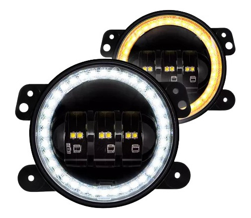 Faro Antiniebla Led Jeep Wrangler Jk Rubicon 1997 2018 Par Foto 2