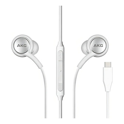 Auriculares Samsung By Akg Original Tipo C Note 20 S20 Ultra Color Blanco | Meses sin interés