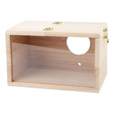 Caja Nido Para Pájaros, Casa Colgante Para 12cmx12cmx19.5cm