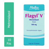 Flagyl V 500 Mg Caja Con 10 Óvulos
