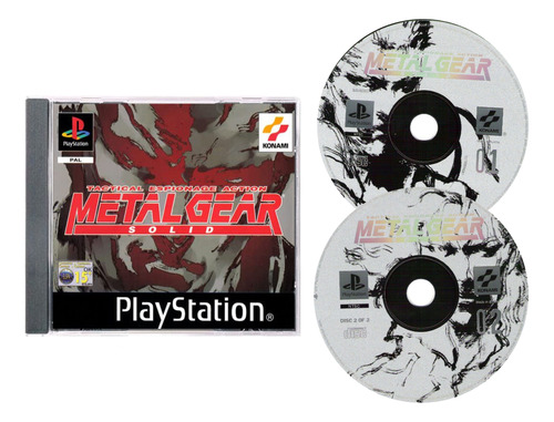 Juego Para Playstation 1 - Metal Gear Solid 1 Ps1 - 2 Cds