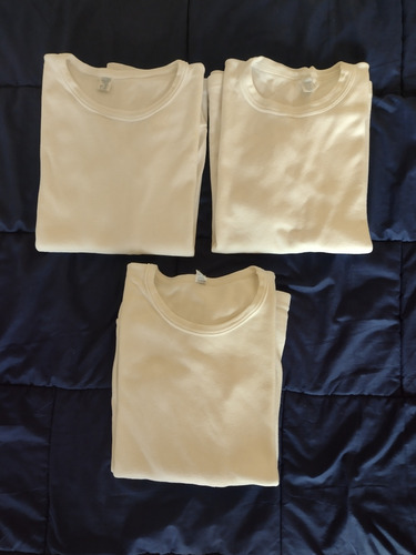 Camisetas Unisex Talle 2 (m) ( Lote De 3)