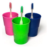 Cepillo De Dientes Infantil Luminoso+ Vaso Souvenirs X35u