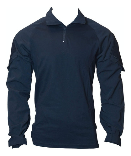 Camisaco Combat De Trabajo Azul Tactico Hombre Alcatraz 