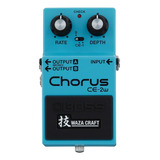 Pedal De Efecto Boss Waza Craft Special Edition Chorus Ce-2w  Turquesa