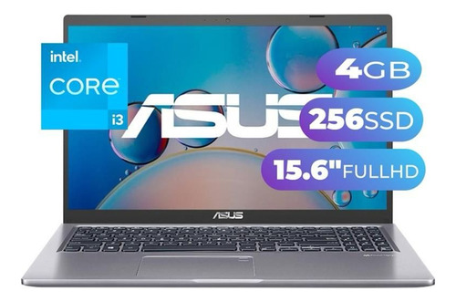  Notebook Asus X515ea Gris 15.6 , Intel Core I3 4gb Ram 256g