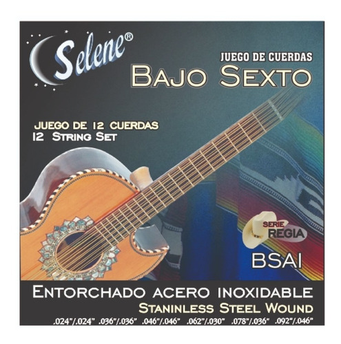 Set De Cuerdas P-bajo Sexto Selene Bronce Mod Bsai