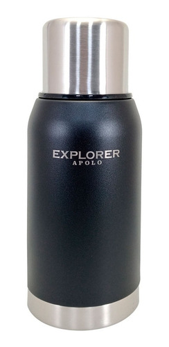 Termo Explorer Te075p De 0.75 Litro 24 Hs. Frio Calor Negro