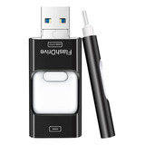 Memoria Usb Tipo C 4 En 1 Para iPhone 256 Gb, Memoria Usb Ti