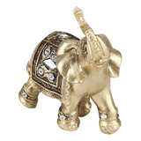 Figura De Adorno De Estatua De Elefante Elegante De Color Do