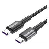 Kuulaa Cable Datos Usb Tipo C A Usb Tipo C 2 Metros Pd 65w 