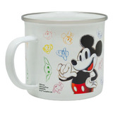 Tazon Taza Metalica Mickey Minnie Pato Disney 100 Años 350ml