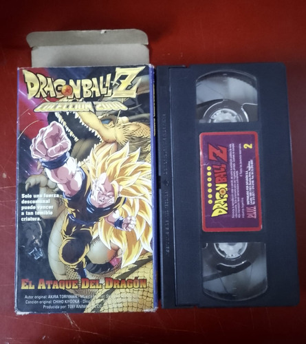 Vhs  Dragon Ball Z El Ataque Del Dragon Coleccion 2000 N2