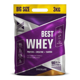 Best Whey Protein 3kg Xtrenght Nutrition + Creatina +taurina Sabor Chocolate