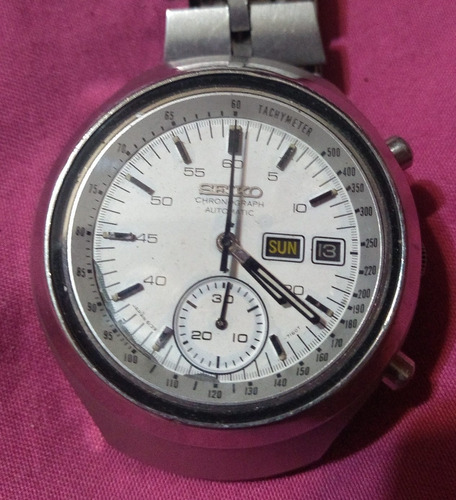Reloj Seiko Automatic Cronograph 6139-7100 Doble Calendario
