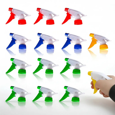 Gatilho Borrifador - Válvula Multiuso C/ Trava - 10un Spray Sortidas