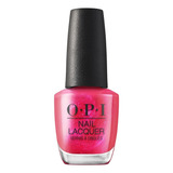 Opi Nail Lacquer Strawberry Waves Forever X15ml Malibu Color Rosa Con Brillo