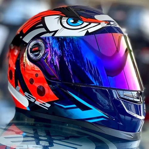 Capacete Ls2 Ff358 Tribal Laranja