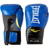 Everlast Elite Pro Style Training Gloves, Blue, 12 Oz