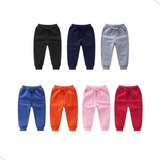 Kit 3 Calça Moletom Frio Infantil Flanelado Menino Menina