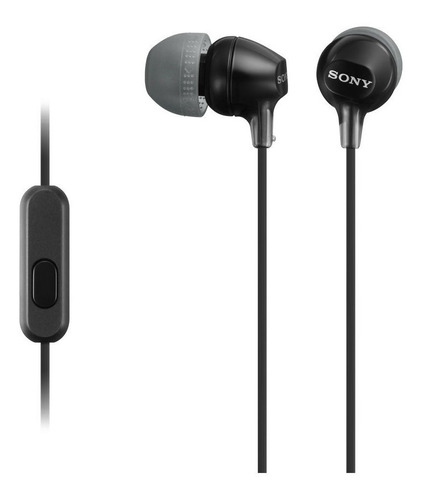 Auriculares In Ear Sony Mdr-ex15ap Con Micrófono Color Blanco