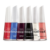 Kit 20 Esmaltes Risque Manicure Atacado Escolha - Kit Pronto