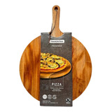 Tabla Para Pizza 30 Cm Madera Teca 