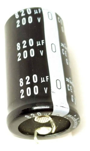 Condensador Capacitor Electrolitico 820uf 200v 25x45mm