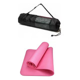 Colchoneta Yoga Mat 10mm Nbr Con Bolso Transportador Pilates