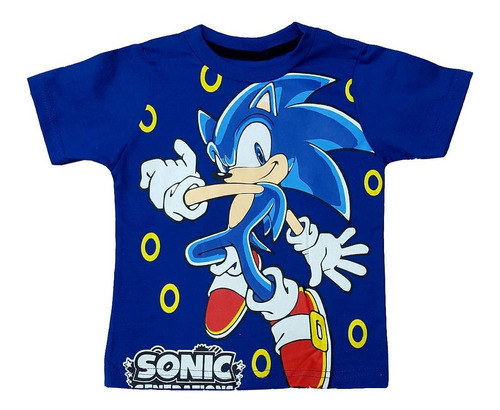 Camiseta Infantil Sonic