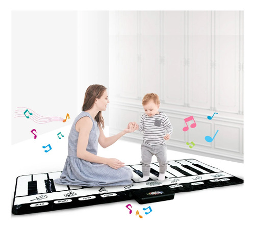 Brinquedo Infantil Tapete Musical Piano 80cm E