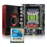 Placa Mãe Gamer Kllisre X79 Lga 2011 + Intel Xeon E5 2640