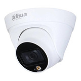 Dahua Cámara Domo Ip Hdw1239t1aleds5 Full Color Resolución De 2mp Lente De 2.8mm 110 Grados De Apertura Ir Inteligente De Hasta 30 Mts Micrófono Integrado Luz Blanca De 15 Mts Protección Ip67 Blanca