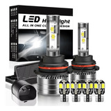 9007 Kit De Faros Led 40000lm Para 04-11 Mitsubishi Endeavor