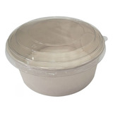 Envase Compostable Biodegradable Con Tapa 26oz /100 Unidades