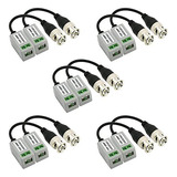 Conector Balun De Vídeo Hd Para Cctv, 720p, 1080p, 10 Unidad